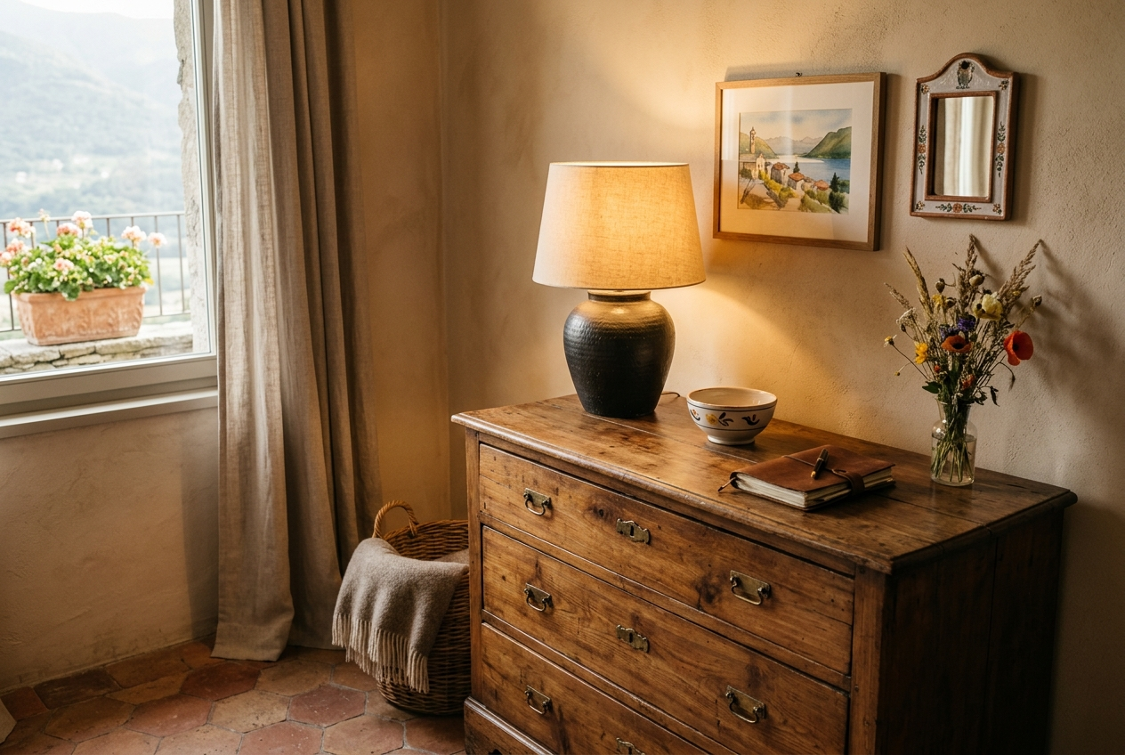 Doppelzimmer | Hotel Al Boccalino | Zimmer mit Balkon, Familienzimmer, hundefreundlich, am Luganersee | Melide, Tessin