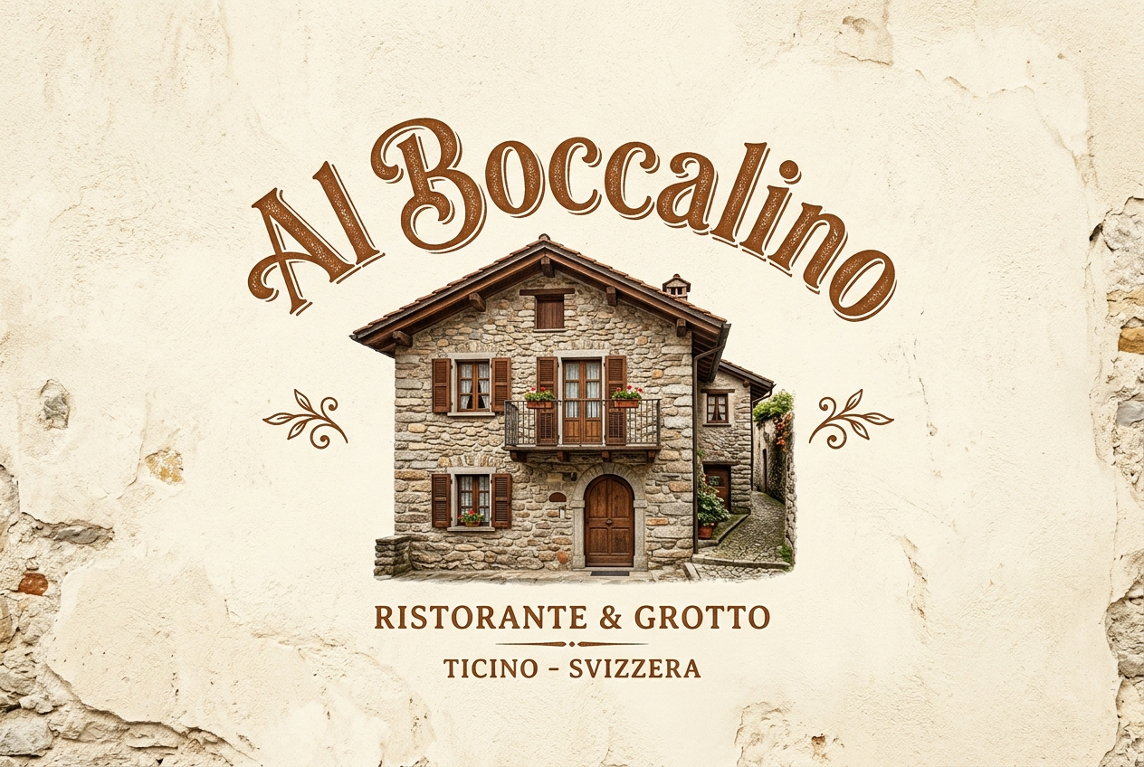 Logo | Hotel Al Boccalino | Zimmer mit Balkon, Familienzimmer, hundefreundlich, am Luganersee | Melide, Tessin